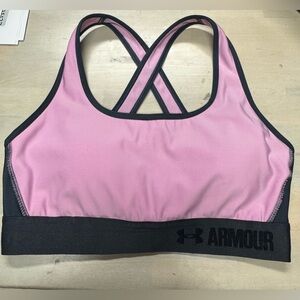 Under Armour Womens Sports Bra Size Medium Compression Wireless Activewear Top